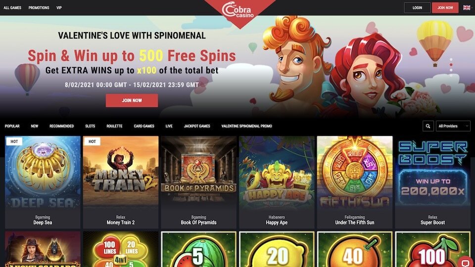 cobra casino signup