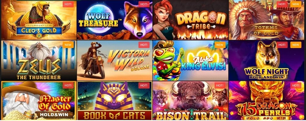 Golden Crown Casino games selection