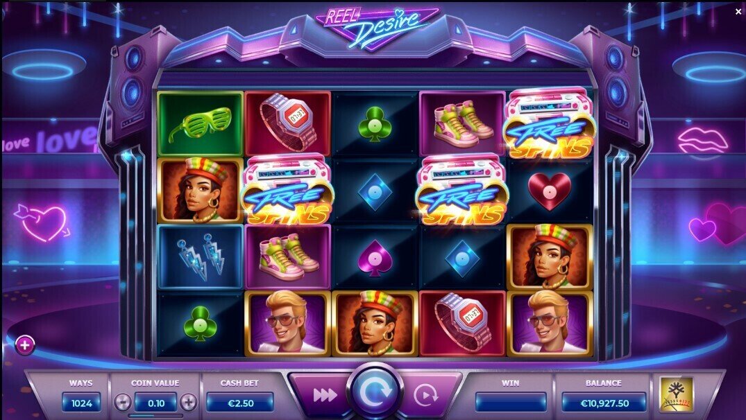 Reel Desire Free Spins Trigger