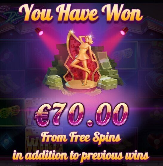 Reel Desire Free Spins Winnings